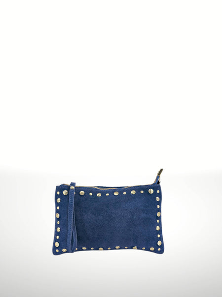 Uniles 250315 suede leather handbag: Leather