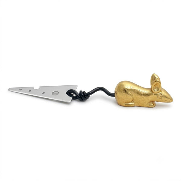 Gold Mouse Cheese knife