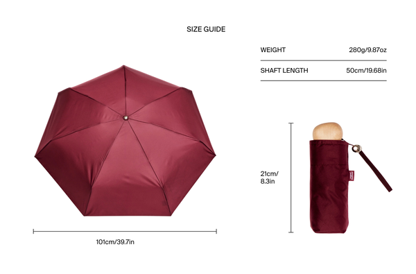Cherry Eco-Friendly Compact Original Duckhead Umbrella