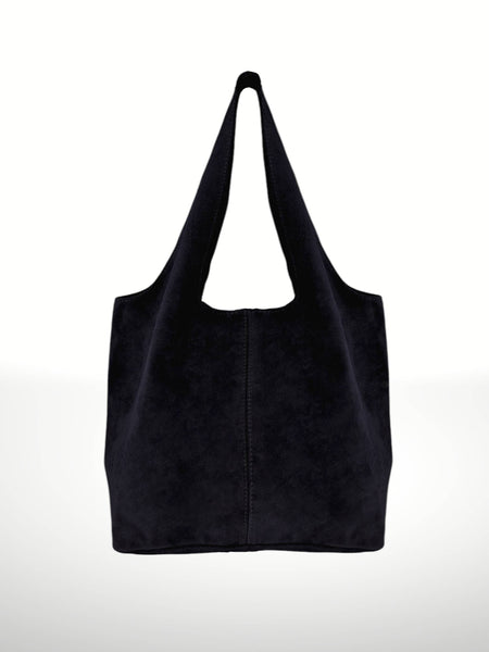 Giannina 221024 Suede Leather Shoulder Bag: Leather