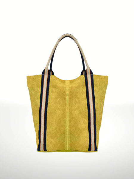 Melody Suede Leather Tote Bag 221890: Dark red