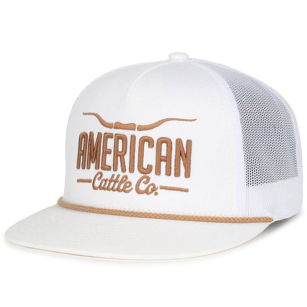 Longhorn Hat: Gray/White