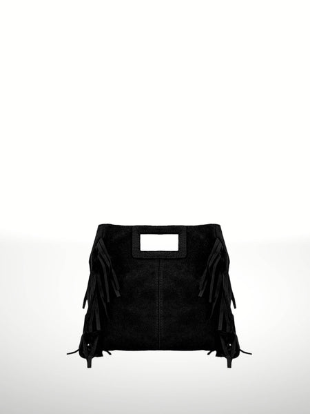 Venas ²¹ suede leather handbag: Leather