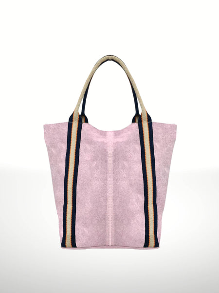 Melody Suede Leather Tote Bag 221890: Dark red