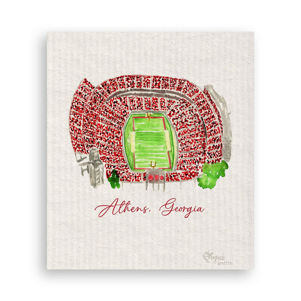 Georgia Football Stadium: Dishtowel / Keep Words / -