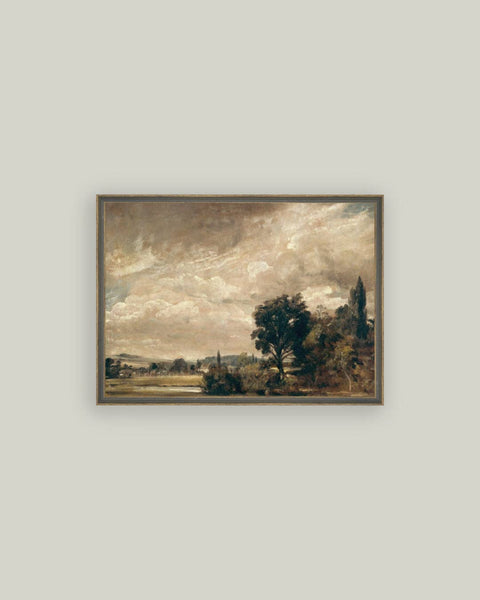 The Fisher's House Framed Antique Art: 6x4