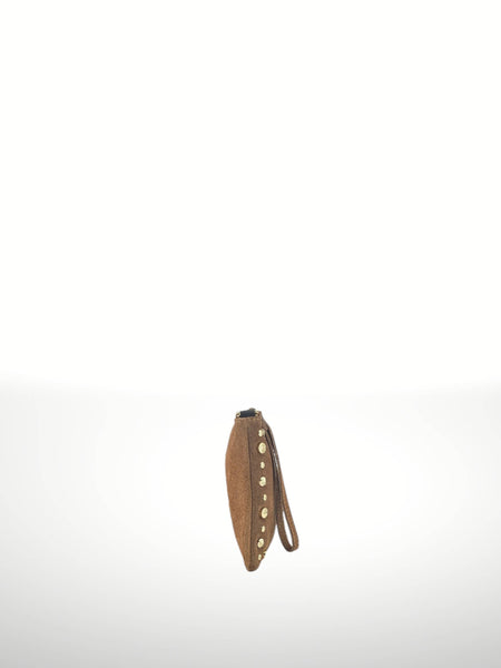 Uniles 250315 suede leather handbag: Leather