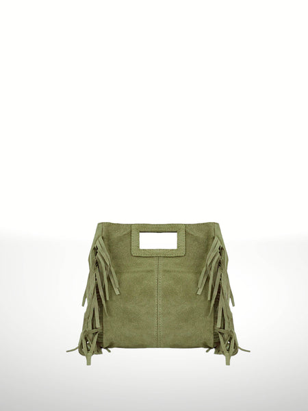 Venas ²¹ suede leather handbag: Leather