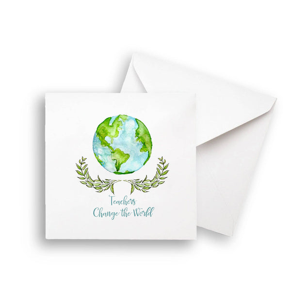 Teachers Change the World Tea Towel