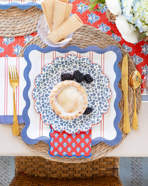 Floral Paper Cocktail Napkin