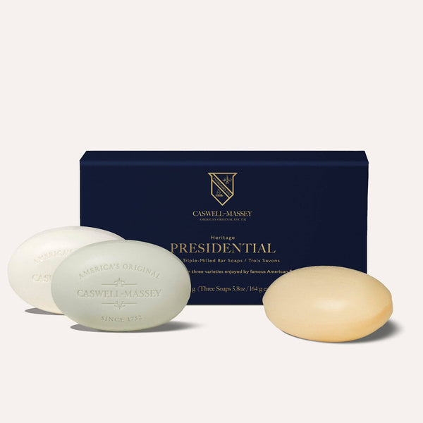 Presidential Natural Soap Gift Set, Plant-Based, 3 x 5.8