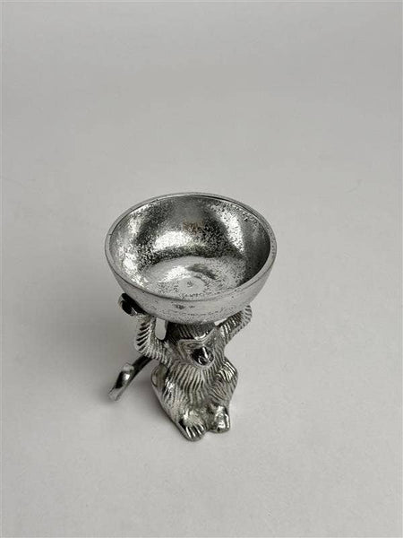 Small Silver Monkey Dish