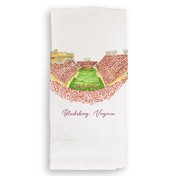 Virginia Tech Football Stadium Dishtowel