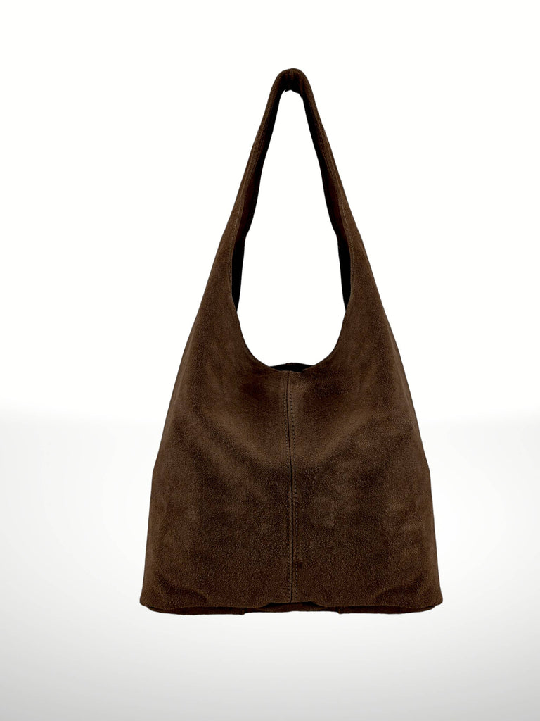 Suede Leather Bag: Leather