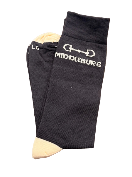 Middleburg Socks: Charcoal
