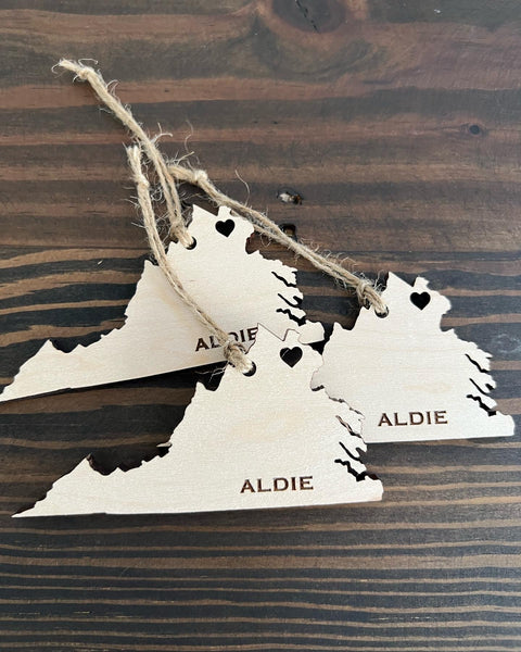 VA State Ornament