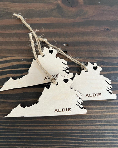 VA State Ornament