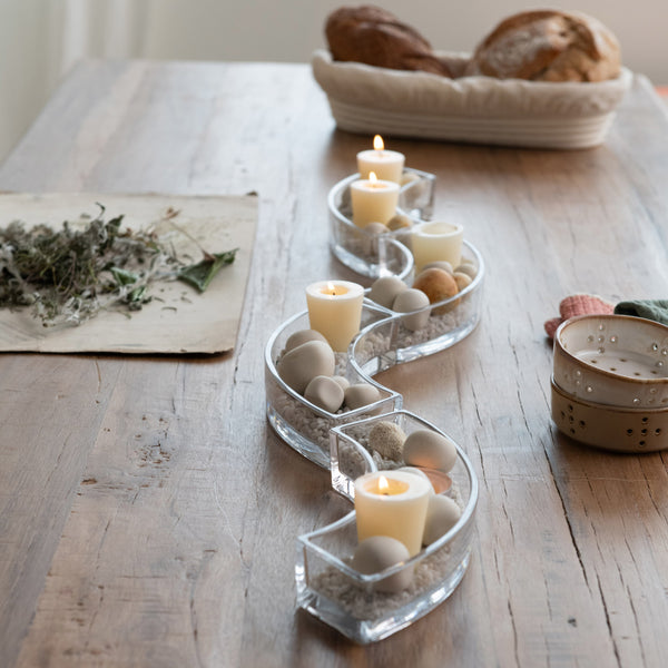 Glass Appetizer Dishes - set of 4