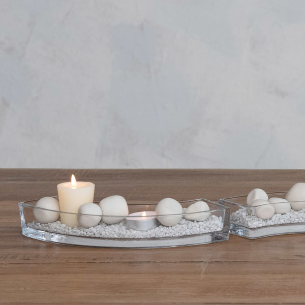 Glass Appetizer Dishes - set of 4