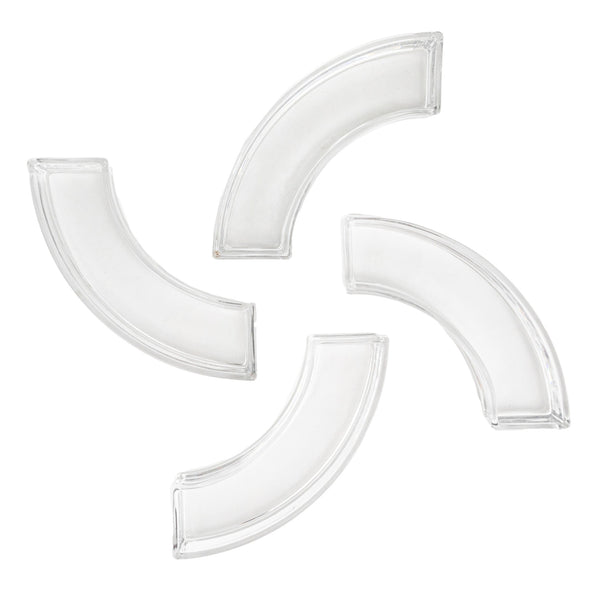 Glass Appetizer Dishes - set of 4