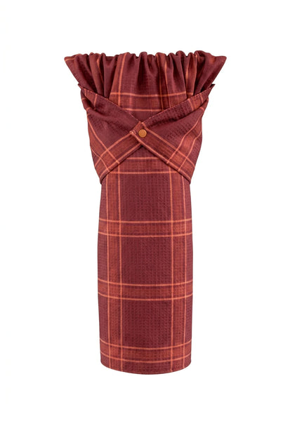 Stay Put Towel - Waffle Weave Fall Plaid