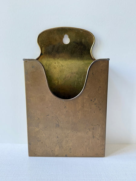 Brass Wall Pocket (MIM)