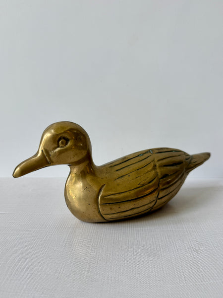 Vintage Solid Brass Duck (LOV)