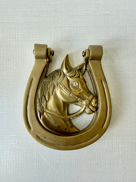 Solid Brass Horse Door Knocker (LOV)