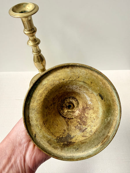 Vintage Brass Candlesticks - Pair (PIP)