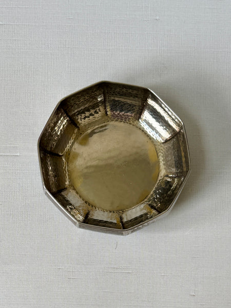 Vintage Silver Italian Hammered Bowl (SAM)