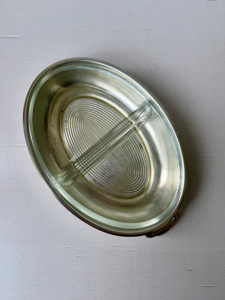 Vintage Silverplate Divided Serving Dish (SAM)