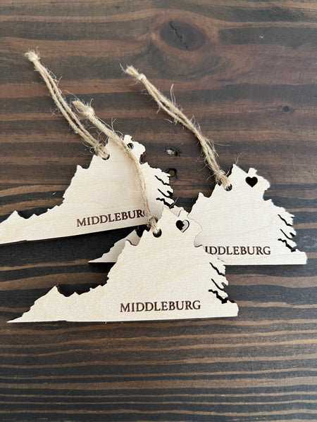 VA State Ornament