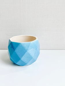 Vintage Turquoise Small Planter