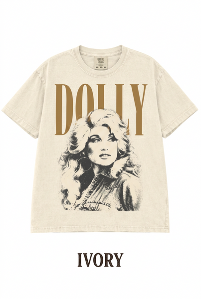 Dolly Parton Comfort Colors Shirt, Retro Country Music Tee: Pepper