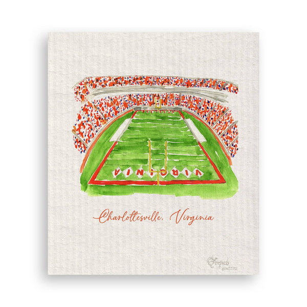 University of Virginia Football Stadium Dishtowel