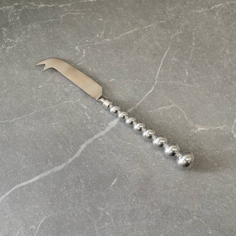 Beaded Aluminum Cheese Knife