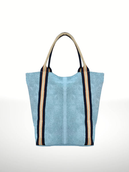 Melody Suede Leather Tote Bag 221890: Dark red
