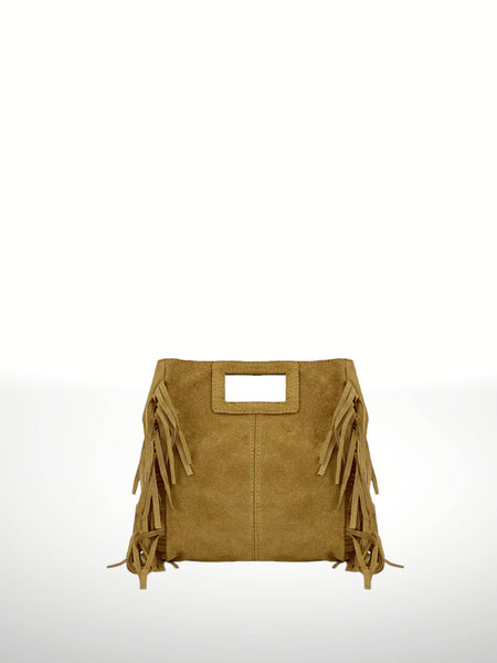 Venas ²¹ suede leather handbag: Leather