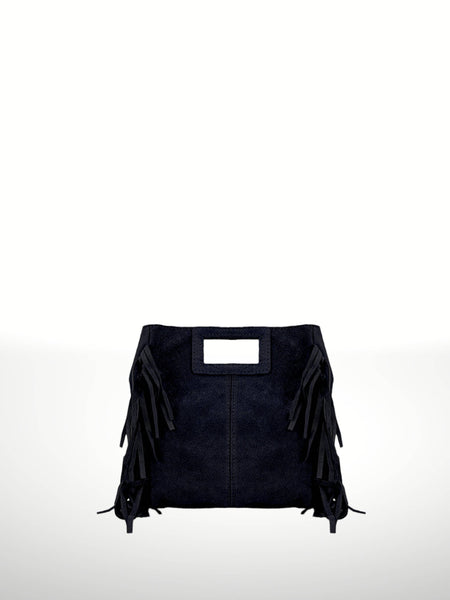 Venas ²¹ suede leather handbag: Leather