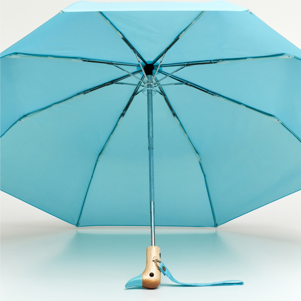 Aqua Blue Duck Umbrella