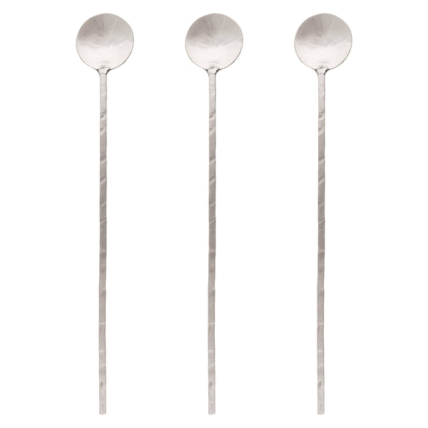 Silver Catalina Stirring Spoons: Medium