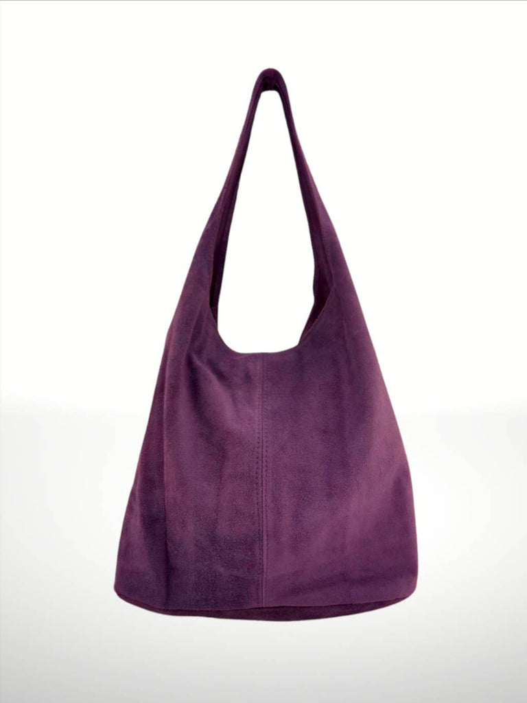 Suede Leather Bag: Leather