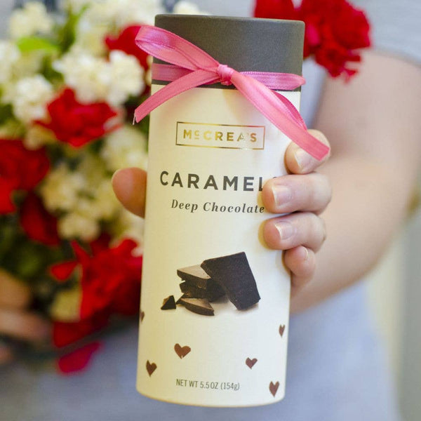 Caramels Tall Tube - Deep Chocolate