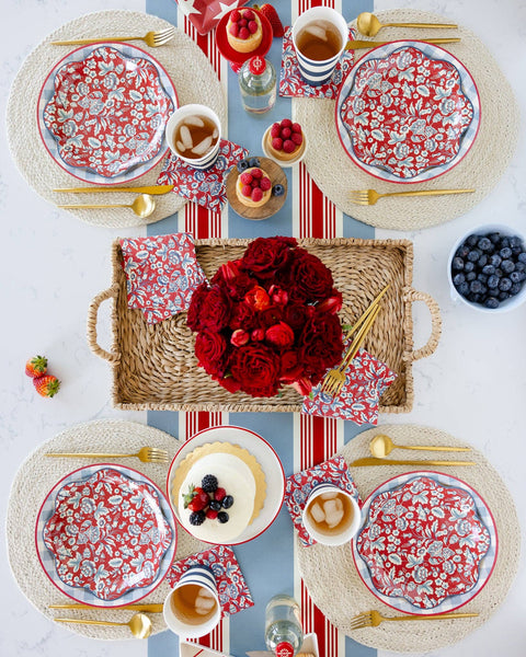 Floral Paper Cocktail Napkin