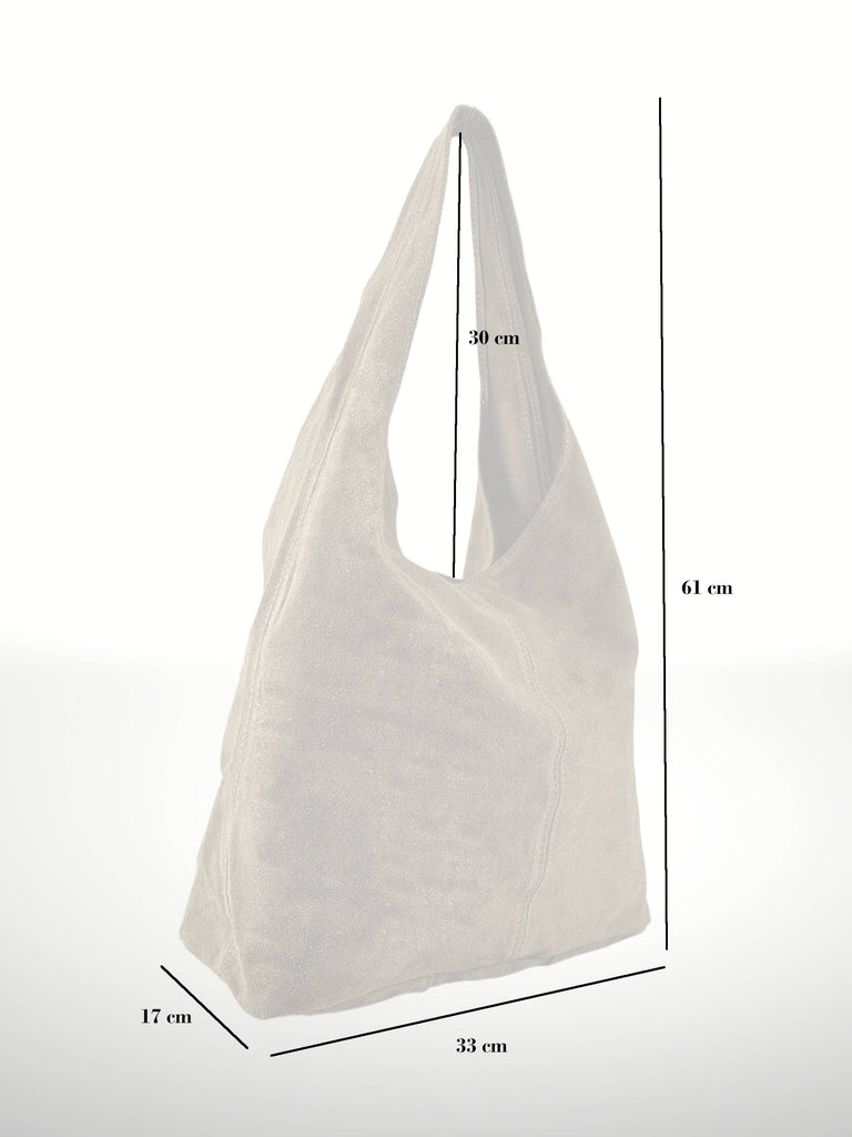 Suede Leather Bag: Leather