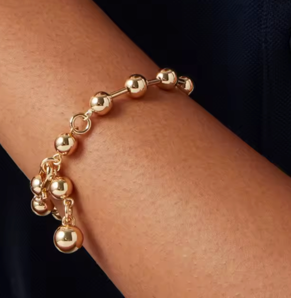In Your Sphere of Orbit Bracelet- Waterproof- PVD: Two Tone