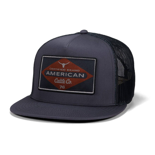 Billboard Hat-Flat: Charcoal