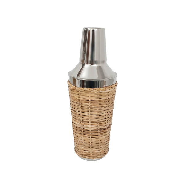 Rattan Cocktail Shaker