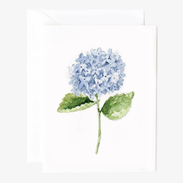 Hydrangea stem notecard: Set of 8