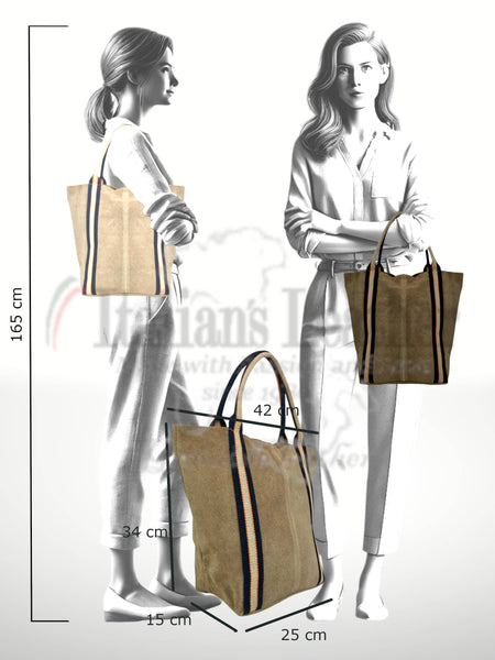 Melody Suede Leather Tote Bag 221890: Dark red